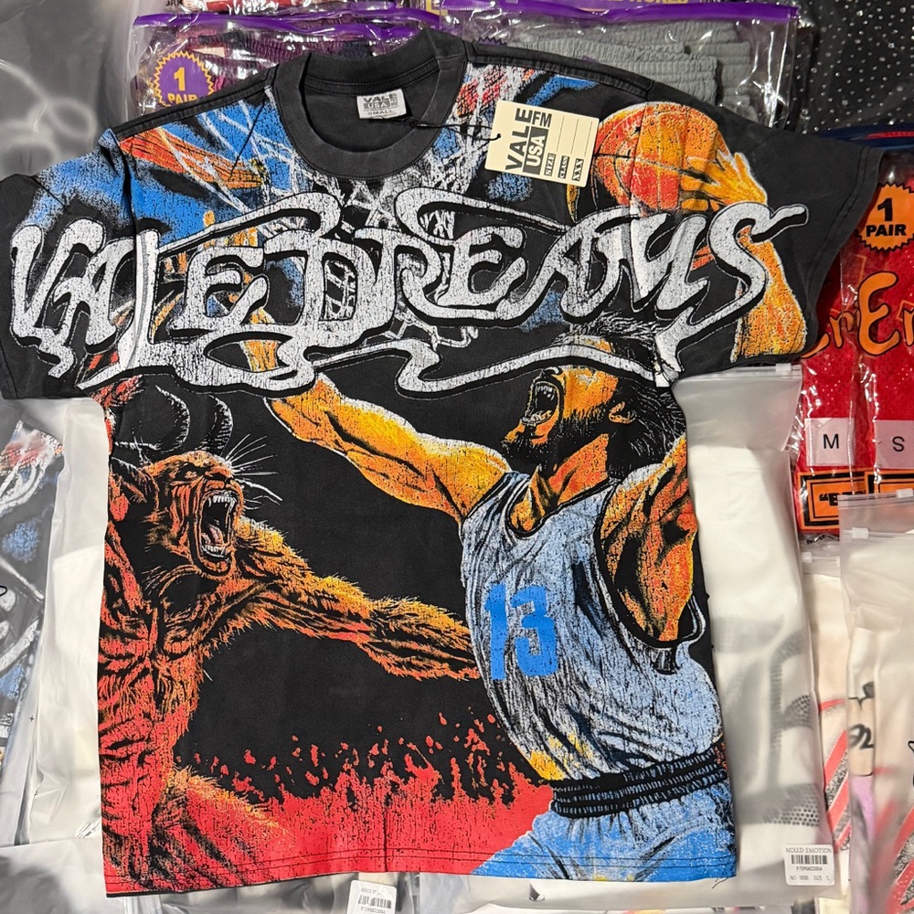 Short Sleeve Graphic Tee - Black Multi